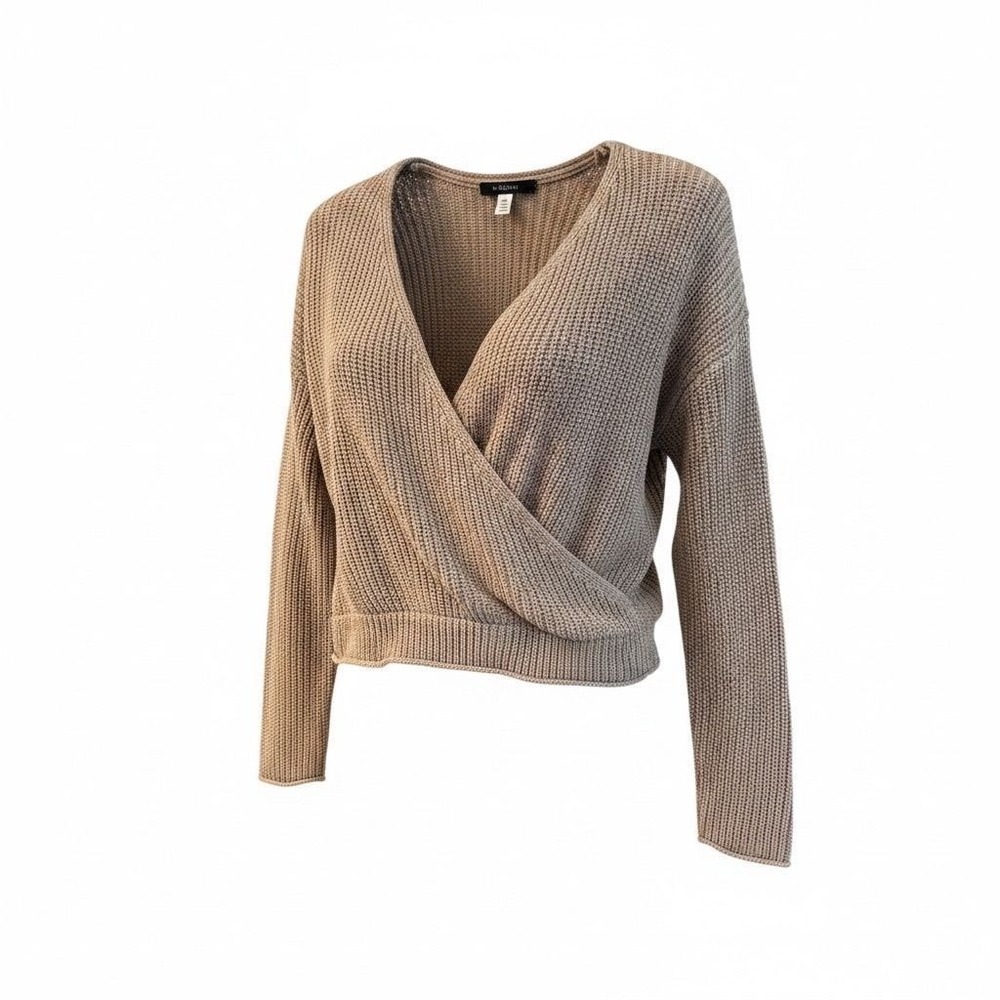 32 Moon & Madison green wrap sweater sz L